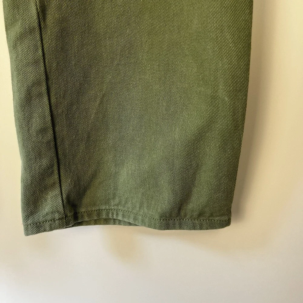 Cider Cargo Jeans Women Sage Green Nature Granola Core Size L